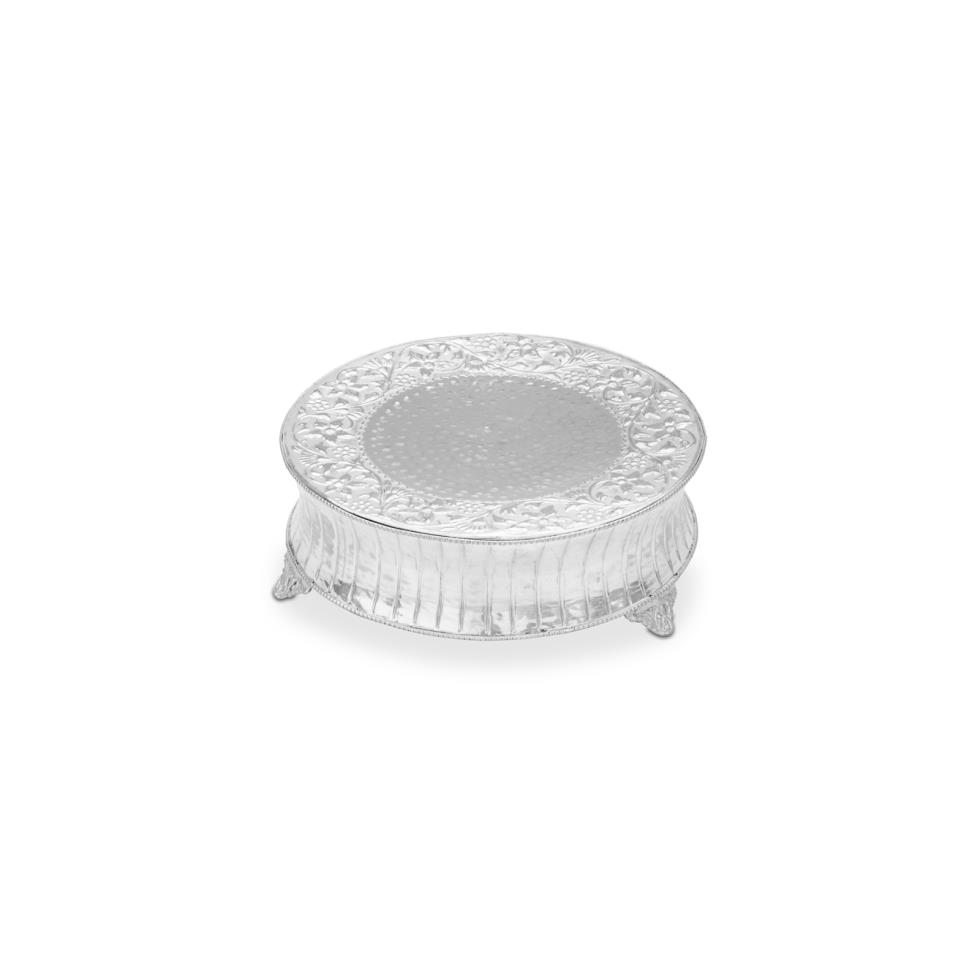 14-5-round-silver-cake-stand-fluted